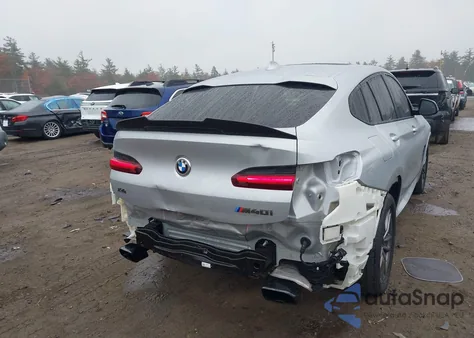 2021 BMW X4 M40I z USA, uszkodzony, nr VIN 5UX2V5C06M9E04474